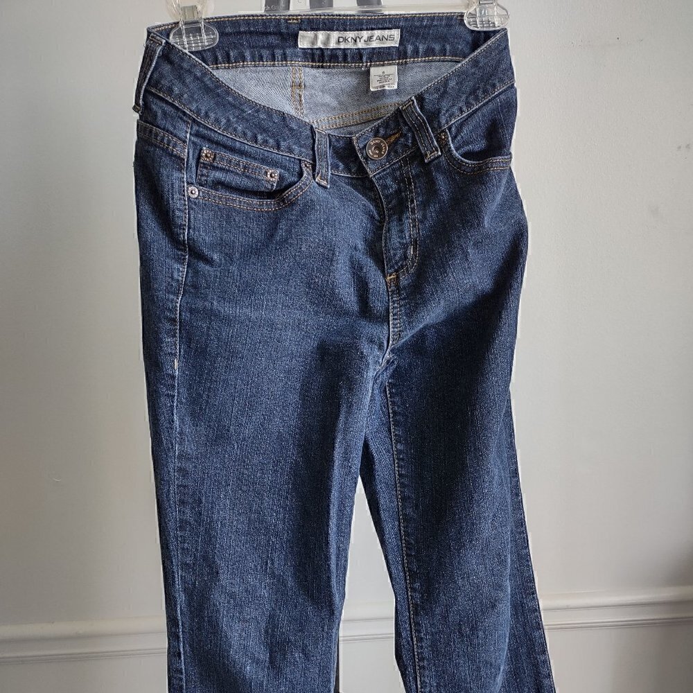 DKNY Womens Blue Jeans Size 6 - Picture 10 of 14